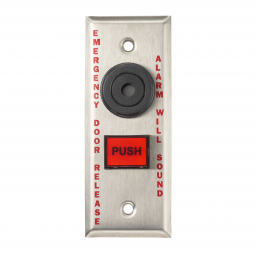 TS-26 Emergency Door Release with Piezo Buzzer, Narrow Mount